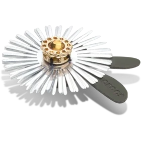 Jibbitz-berlocker med silverfärgad paljettblomma