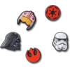Jibbitz-berlocker med Star Wars-symboler, 5-pack Jibbitz-berlocker med Star Wars-symboler, 5-pack