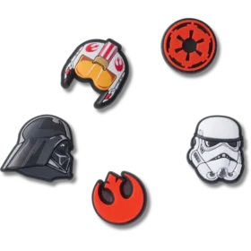 Jibbitz-berlocker med Star Wars-symboler, 5-pack
