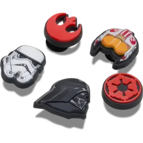 Jibbitz-berlocker med Star Wars-symboler, 5-pack