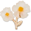 Jibbitz-berlocker med vita blommor