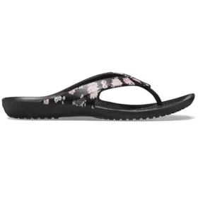 Kadee 2 tryckta Flip-flops ”Floral Black”
