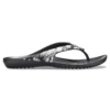 Kadee II säsongsbetonade Flip-flops ”Tropical Floral Black”