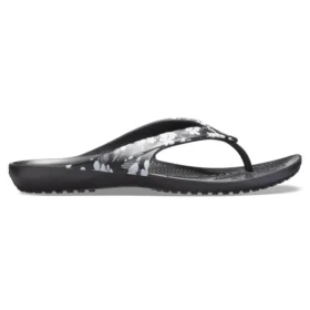 Kadee II säsongsbetonade Flip-flops ”Tropical Floral Black”