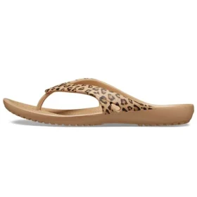 Kadee ll Flip-flops med leopardmönster, bruna