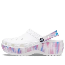 Klassisk Platform Clog ”White Purple”