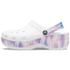 Klassisk Platform Clog ”White Purple”