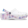 Klassisk Platform Clog ”White Purple”