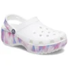 Klassisk Platform Clog ”White Purple”