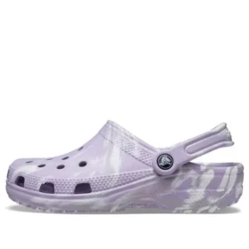 Klassiska, avslappnade unisex-sandaler i lila