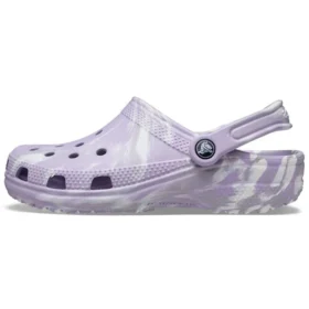Klassiska, avslappnade unisex-sandaler i lila