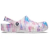 Klassiska, avslappnade unisex-sandaler i vitt, rosa och blått ”White Pink Blue”