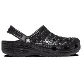 Klassiska Clogs i krokodillskinn ”Black”