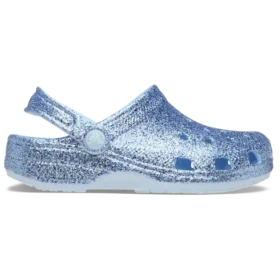Klassiska Clogs med grovt glitter för barn