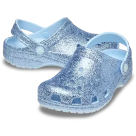 Klassiska Clogs med grovt glitter för barn