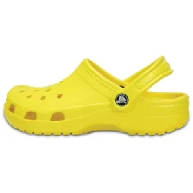 Klassiska Crocs Beach Unisex-sandaler i klargul