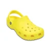 Klassiska Crocs Beach Unisex-sandaler i klargul