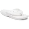 Klassiska Crocs Classic Flip-flops, unisex, vita