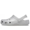 Klassiska glitterclogs ”Silver”