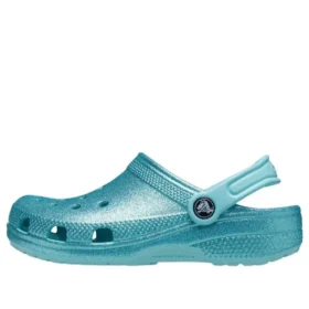 Klassiska glitterklackar ”Blue Teal”