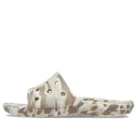 Klassiska marbled sandaler ”White Brown”