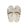 Klassiska marbled sandaler ”White Brown”