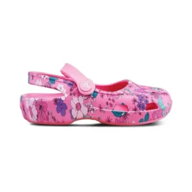 Klassiska Mary Jane-sandaler med charm ”Pink Purple”