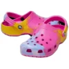 Klassiska Ombre-Clogs ”Rosa Gult Blått”