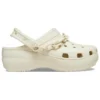 Klassiska Platform Clogs med kedja ”Bone”