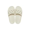 Klassiska platta sandaler, unisex, beige