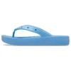 Klassiska plattformsflip-flops