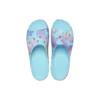 Klassiska plattformskläder med palmtryck ”Blue Multi-Color”