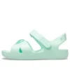 Klassiska sandaler med korsade remmar ”Mintgrön”