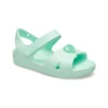 Klassiska sandaler med korsade remmar ”Mintgrön”