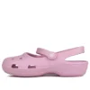 Klassiska små rosa Crocs-sandaler