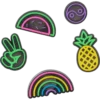 Lights up Fun 5-pack Jibbitz-skoberlocker