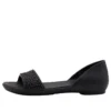Lina Embellished D’Orsay-platta skor ”svart”