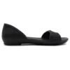 Lina Embellished D’Orsay-platta skor ”svart”