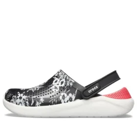 Lite Ride Hyper Floral Clogs ”Svart Vit Röd”