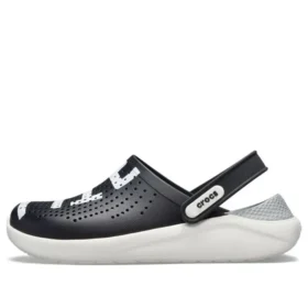 LiteRide-Clogs med logotyp ”Svart Vit”
