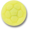 Lysande gul fotboll Jibbitz™-berlocker