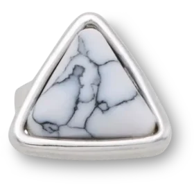 Marbled Triangle Sandal C Jibbitz™-berlocker med marmorerad triangelform