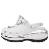Mega Crush Clogs ”White Silver”