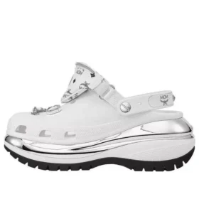 Mega Crush Clogs ”White Silver”