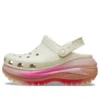 Mega Crush Color Dip Clog ”White Pink”