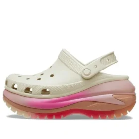 Mega Crush Color Dip Clog ”White Pink”