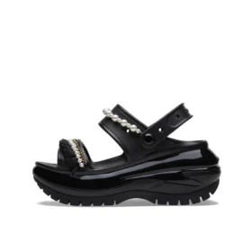 Mega Crush Pearl Ruffle-sandal ”Black”