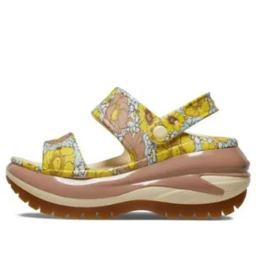 Mega Crush Retro Floral Sandals ”Vanilla Cork”
