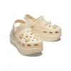 Mega Crush Shell and Pearls Clogs ”Beige”