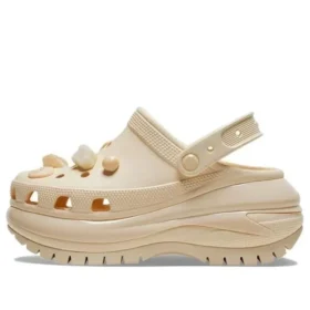 Mega Crush Shell and Pearls Clogs ”Beige”